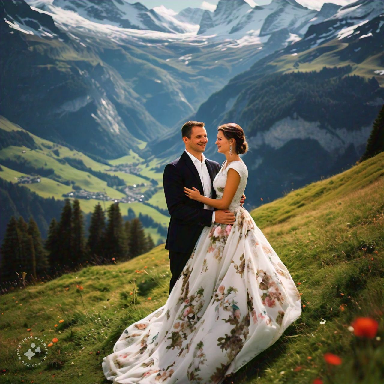 Customized Couples Portrait